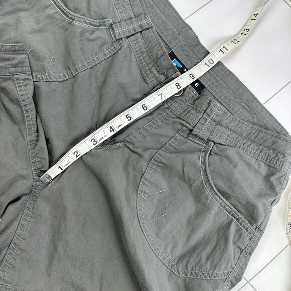 Kuhl Kontra Shorts Womens 8 Green Gray Hiking Trek Gorpcore Utility Active Camp - Picture 9 of 11